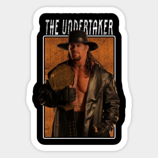 Vintage The Undertaker Sticker